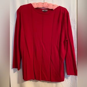 Investments Women’s Red Sweater, X-Large